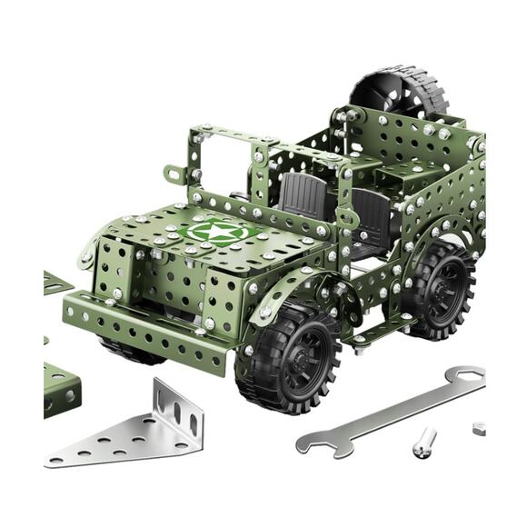 Model Tank metal 4.7'x, 9.9'x5.1", nuts,bolts,screwdriver,wrench,etc, 391 pcs. - Picture 3 of 7